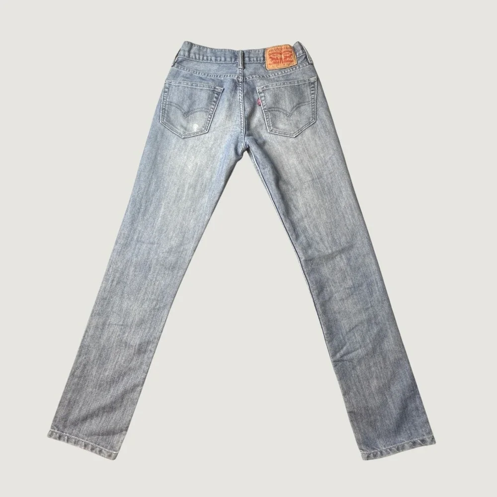 Levi's 511 Jeans Mens 28x32 Blue Slim Fit Light Wash Denim Pants 04511-0751